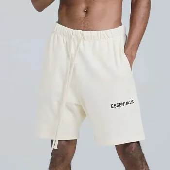 Хлопковые шорты первой необходимости, летние спортивные штаны для уличного бега, мужские/женские полуботинки в стиле хип-хоп, пляжные брюки S-4XL, бесплатная доставка