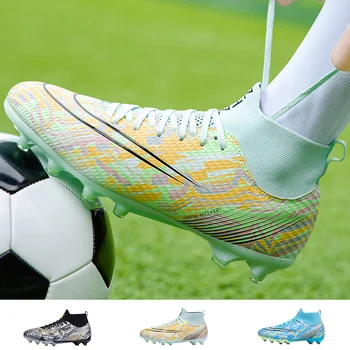 Детская футбольная обувь, футбольные бутсы с высококачественным покрытием, Тренировочная спортивная обувь, футбольные бутсы для детей, футбольная обувь Общество