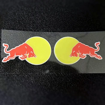 3D Наклейка Red Bull Значок Логотип Наклейка на Мотоциклетный Шлем для Honda KTM Suzuki Kawasaki Yamaha