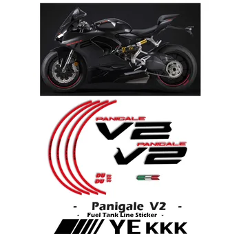 Для Ducati Panigale V2 2024 + Новые Новые цвета Наклейка на обтекатель корпуса Наклейка на ступицу колеса Полная наклейка на автомобиль Decal V2