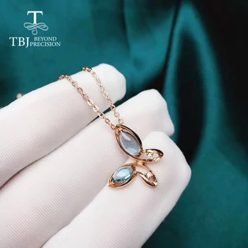 новое маленькое милое ожерелье с топазом-бабочкой, подвеска из натурального драгоценного камня с настоящим африканским бриллиантом для девочек, приятный подарок tbj