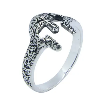 Размер 6-10 Челночное кольцо Sparta Mask из стерлингового серебра 925 пробы Новейшее кольцо Lady Girls S925 Soldier Ring