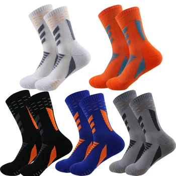 Мужские футбольные носки с противоскользящими накладками для футбола, баскетбола, спортивных носков с захватом