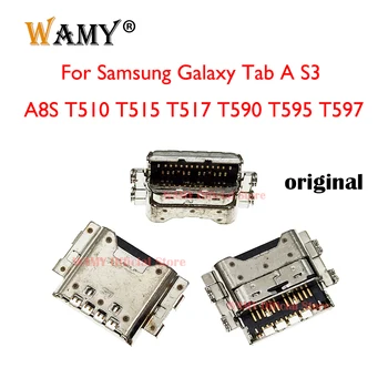 5-100шт Оригинальное USB-зарядное устройство для зарядки док-станции для Samsung Galaxy Tab A S3 A8S T510 T515 T517 T590 T595 T597