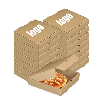 Индивидуальный продукт, прочная коробка для пиццы навынос, напечатанная на заказ, из цельного прочного многофункционального картона, 24-дюймовые коробки для пиццы