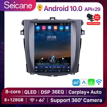 Seicane 9,7-Дюймовый Автомобильный Радиоприемник Android 10 для 2006 2007 2008 2009-2012 Toyota Corolla GPS Навигация DVD-плеер Авторадио Стерео 4G