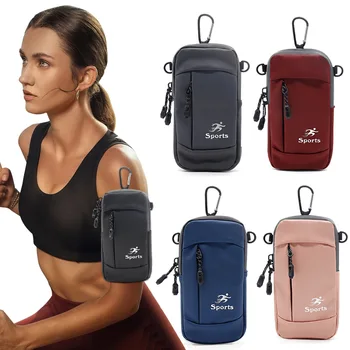 Спортивная сумка для мобильного телефона для бега на открытом воздухе, сумка для ключей, мужская сумка через плечо для рук, водонепроницаемая сумка для занятий фитнесом