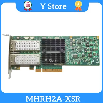 Y Store MHRH2A-XSR Двухпортовый INFINBAND 10Gb Двухпортовый Серверный Адаптер PCI-E Сетевая Карта Серверный Адаптер Для Mellanox 10GbE