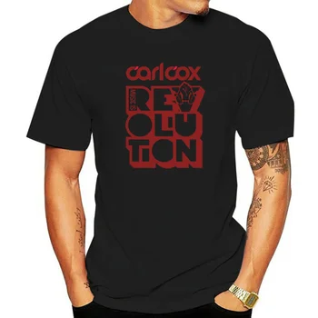 Мужская футболка CARL COX DJ TECHNO MUSIC IS REVOLUTION STATE IBIZA с коротким рукавом