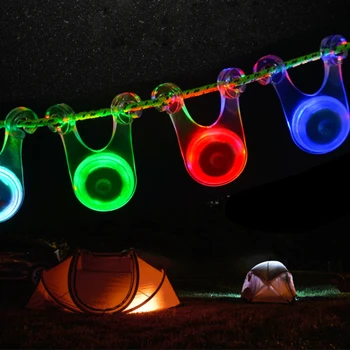 Светодиодный фонарь для палатки, походный фонарь, водонепроницаемые струнные фонари, уличный сад, мини-светодиодный мигающий светильник, подвесной светильник, портативный фонарик