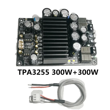 TPA3255 Плата цифрового усилителя Hi-Fi класса D Плата усилителя 300Wx2 (1 комплект, черный)