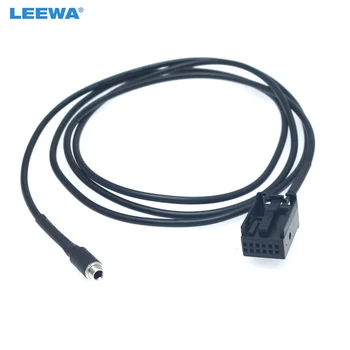 LEEWA 10шт Автомобильный Стереозвук 3,5 мм Разъем AUX Кабель-адаптер Для BMW Z4/E85/E86/X3/E83 MINI COOPER Wire Adapter #CA5806