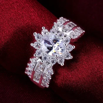 Горячие кольца с бриллиантами из стерлингового серебра 925 пробы с благородным муассанитом для женщин, модные вечерние свадебные украшения, роскошные праздничные подарки для девочек