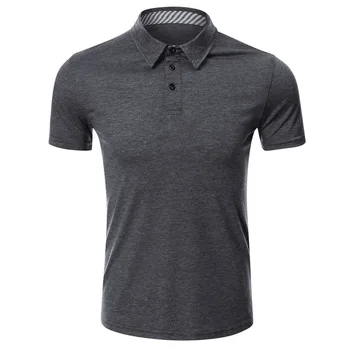 Мужская футболка-поло, однотонные повседневные рубашки-поло для гольфа с коротким рукавом, Новая летняя высококачественная мужская одежда Homme, социальные поло