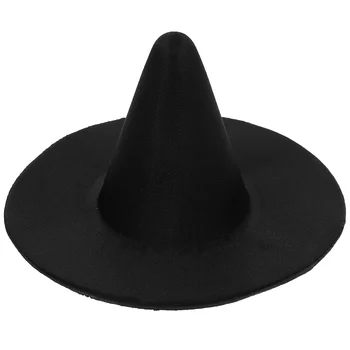 Миниатюрная шляпка на Хэллоуин, шляпка ручной работы, мини-кукла, шляпка Ведьмы, Миниатюрные шляпки, верхняя часть Ведьмы, Маленькие пластиковые аксессуары для кукольного питомца