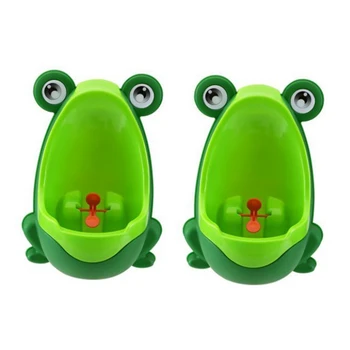 2 детских писсуара Fun Pot в форме лягушки (зеленый)