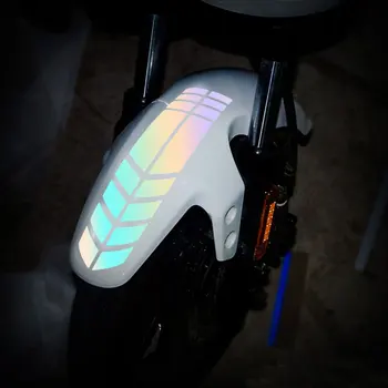 Мотоциклетный брызговик, наклейки в полоску со стрелками, Светоотражающая паста, универсальная водонепроницаемая Маслостойкая мотоциклетная лента, наклейка на Мото Аксессуары