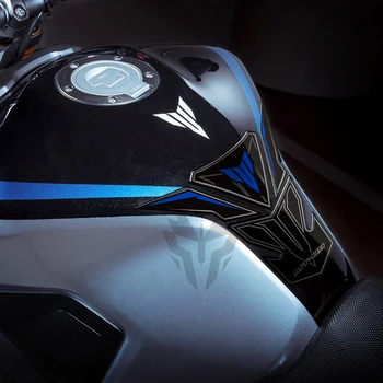 Для Yamaha MT-09 MT09 2013-2015 Защитная наклейка для топливного бака мотоцикла из 3D-смолы